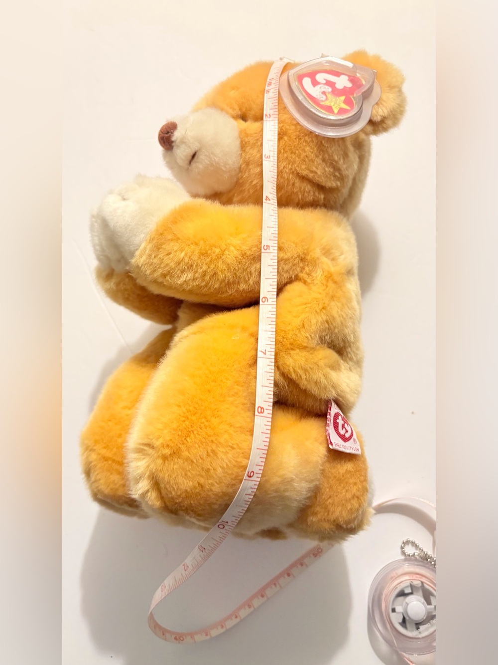 Ty Golden Yellow Plush Bear Stuffed Animal